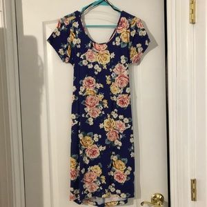 Floral midi dress